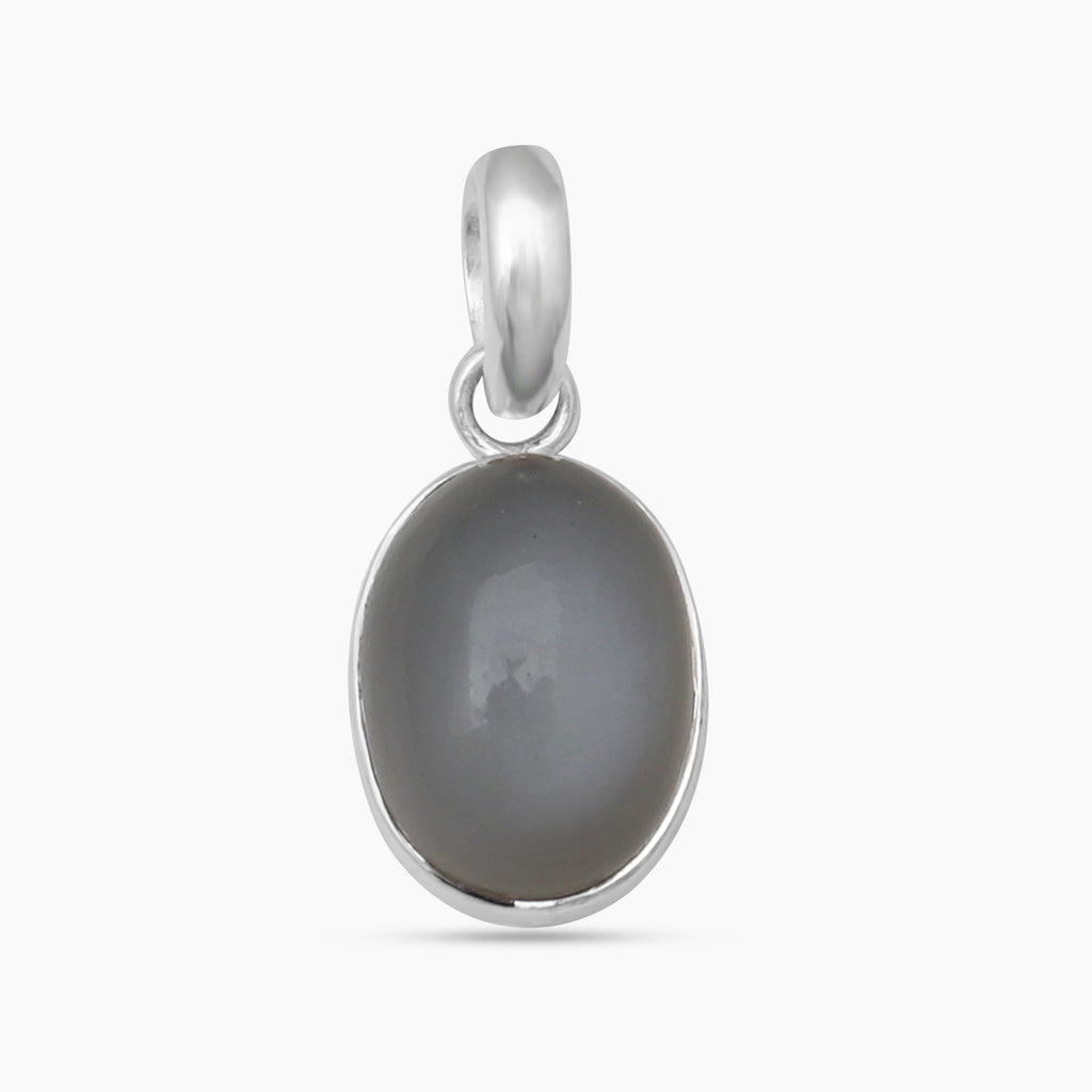 Grey Moonstone Silver Pendants