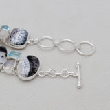 Dendritic Opal Silver Bracelet