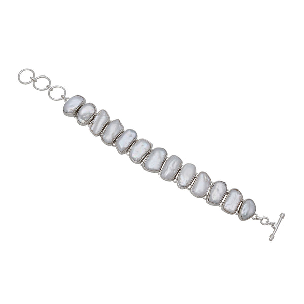 Freshwater Pearl Silver Bracelet