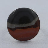 Polychrome Jasper Silver Ring