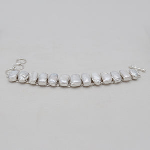 Freshwater Pearl Silver Bracelet