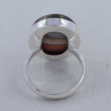 Polychrome Jasper Silver Ring