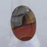 Polychrome Jasper Silver Ring