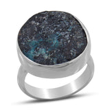 Tourmaline Chrysocolla 925 Sterling Silver Ring