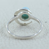 Larimar Silver Rings