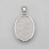 Scolecite Silver Pendants