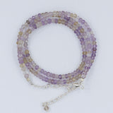 Ametrine Gemstone Beaded Necklace