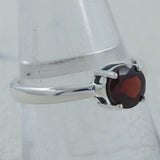 Garnet Silver Rings