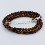 4 mm Tiger Eye Round Beads Necklace