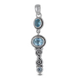 925 Sterling Silver Tanzanite Pendant