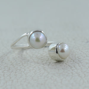 925 Sterling Silver Pearl Rings