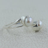 Pearl Silver Rings