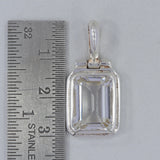 Citrine Pendant 925 Sterling Silver