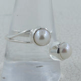 Pearl Silver Rings