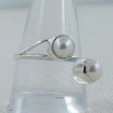 Pearl Silver Rings