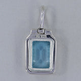 925 Sterling Silver Crystal Pendant