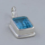 925 Sterling Silver Crystal Pendant