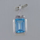 925 Sterling Silver Crystal Pendant