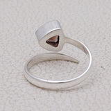 Smoky Quartz Silver Rings