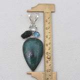 925 Sterling Silver Chrysocolla Pendants