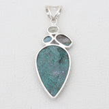 925 Sterling Silver Chrysocolla Pendants