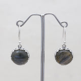 Labradorite Silver Earrings
