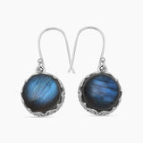 Labradorite Silver Earrings