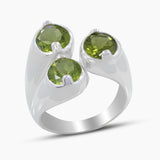 925 Sterling Silver Peridot Rings
