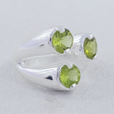 Peridot Silver Ring