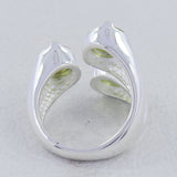 Peridot Silver Ring