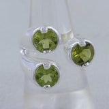 Peridot Silver Ring