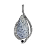 Rainbow Moonstone 925 Silver Pendant