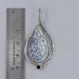 Rainbow Moonstone 925 Silver Pendant