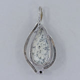 Rainbow Moonstone 925 Silver Pendant