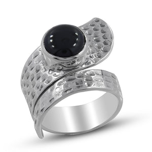 925 Sterling Silver Black Onyx Ring