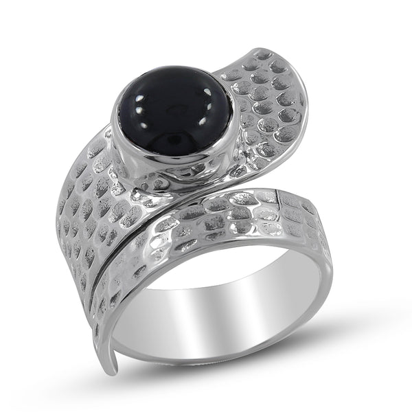 925 Sterling Silver Black Onyx Ring