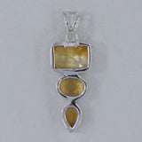 Citrine 925 Sterling Silver Pendant