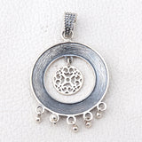 925 Sterling Silver Handmade Pendant Set