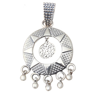 925 Sterling Silver Handmade Pendant Set