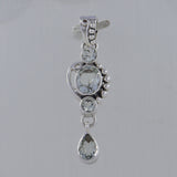 Blue Topaz 925 Sterling Silver Pendant