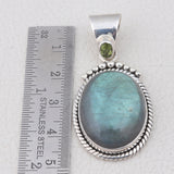 925 Sterling Silver Labradorite Pendant