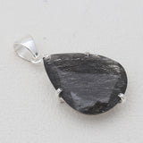 Tourmalated Quartz Silver Pendants