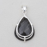 Tourmalated Quartz Silver Pendants