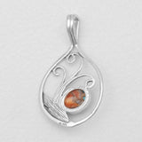 Green Amethyst Silver Pendants
