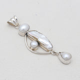 925 Silver Fresh Water Pearl Pendants