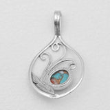 Green Amethyst Silver Pendants
