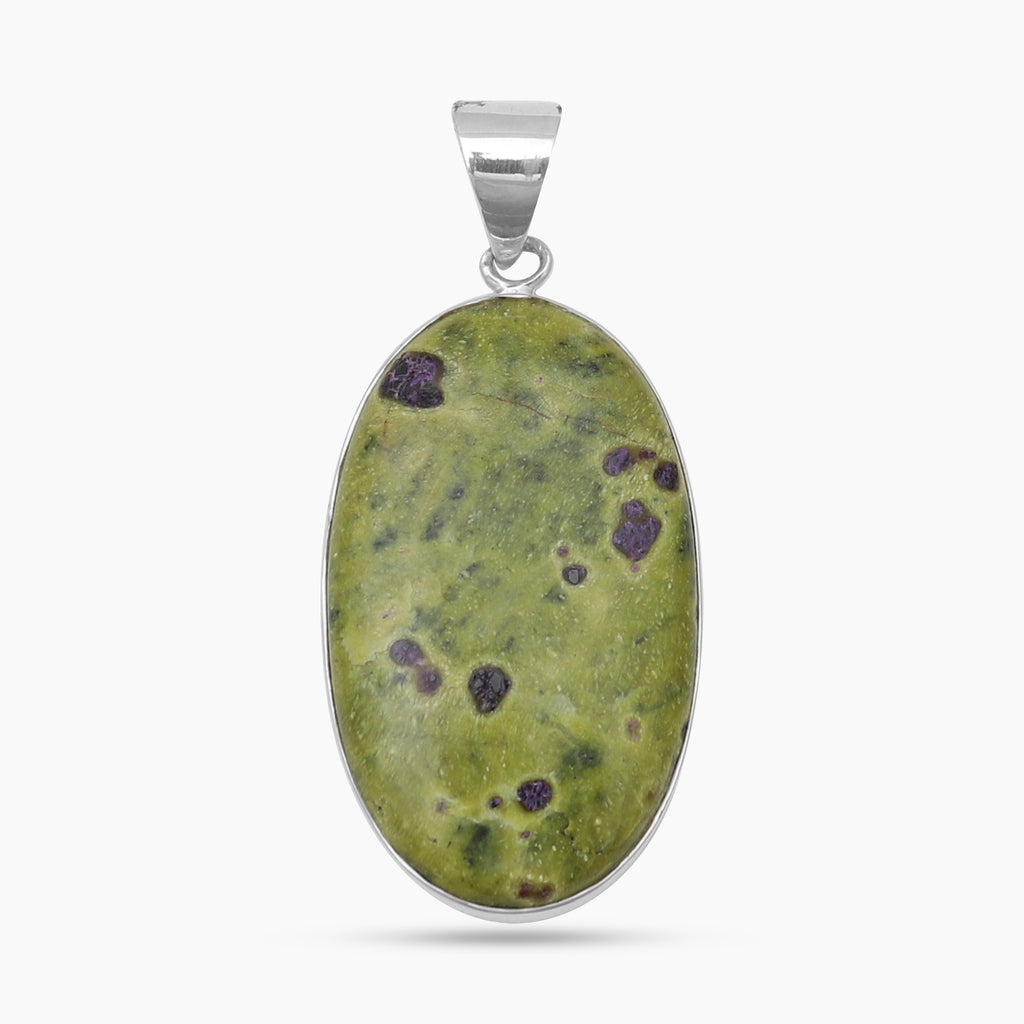 Tasmania Serpentine Silver Pendants