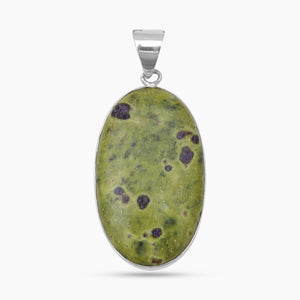 Tasmania Serpentine Silver Pendants