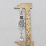 925 Sterling Silver Singing Quartz Pendants