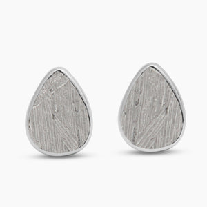 Meteorite Silver Studs Earrings